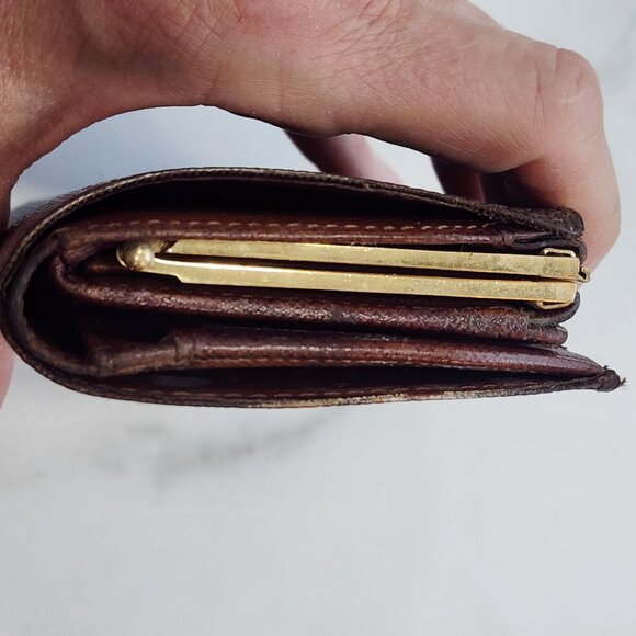 Vintage Louis Vuitton Hand Painted Red Roses Wallet - Picture 6 of 9